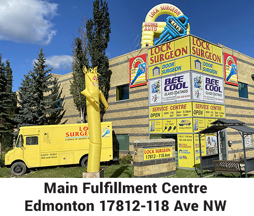 Lock Surgeon online Fulfillment centre in edmonton.